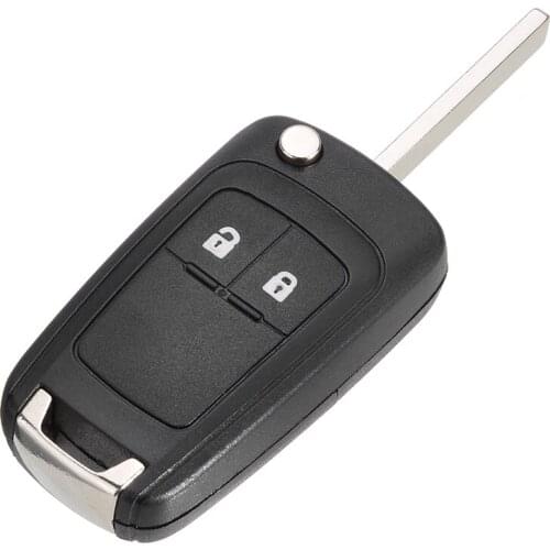 Durable 1pcs 2 Buttons Car Foldable Flip Remote Key Fob Case Shell for Opel Vauxhall Astra Insignia