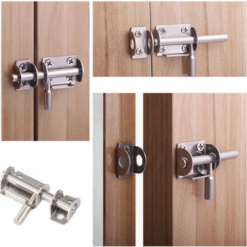 1Pc Slide Bolt Gate Latch Stainless Steel Barrel Bolt Gate Latch Door Lock Window Latch Door Bolts door security latch
