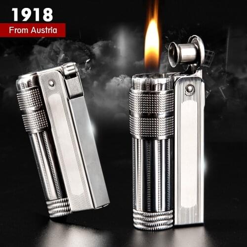 Vintage IMCO 6700 Lighter Gasoline Stainless Steel Petrol Kerosene Lighters Creative Metal Ligher For Cigarettes Man Gadgets