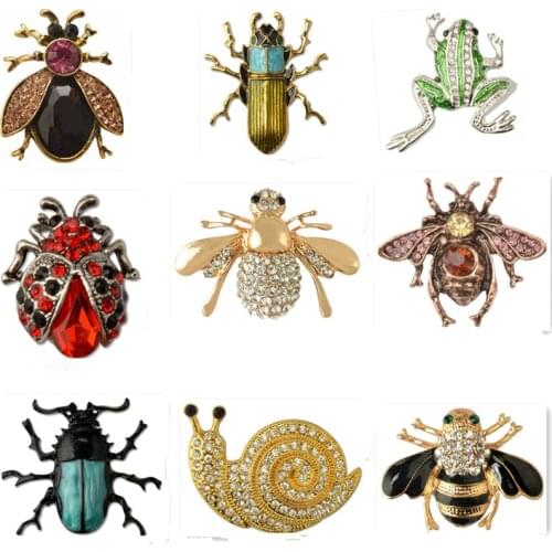 2019 New Fashion 9 Styles Acrylic Brooches Pins Cute Animals Broche Badge Collar Broches for women Men Broches mujer Jewelry