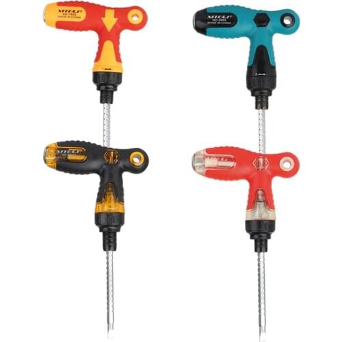 1PC Telescopic Slotted Phillips Drivers Magnetic Bits Adjustable Screwdriver Set Ratchet Wrench Socket Repair Hand Tools