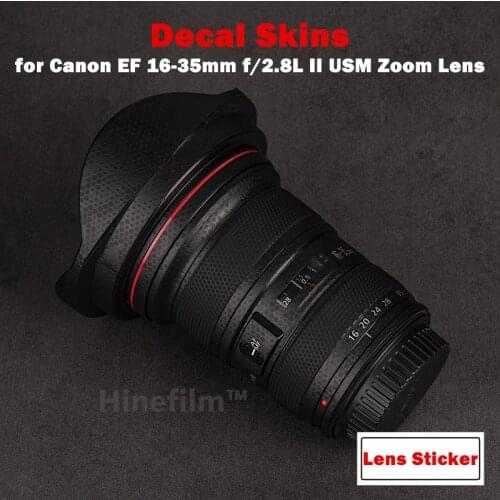 Premium Decal Skin for Canon EF 16-35mm f/2.8L II USM Zoom Lens Protector Anti-scratch Cover Film Wrap Sticker