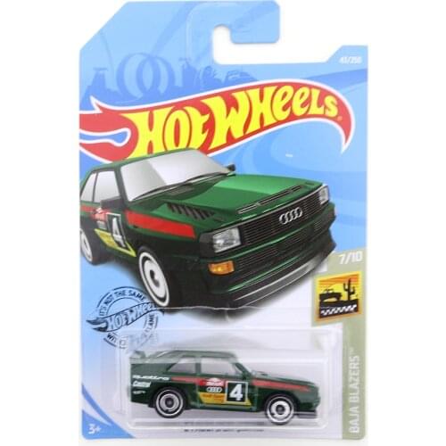 2019-43 Hot Wheels 84 AUDI SPORT QUATTRO Mini Alloy Coupe 1/64 Metal Diecast Model Car Kids Toys Gift
