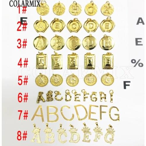 26 letters pendants multi kinds letters ,Alphabets charm for jewelry making necklace pendants for women 9660