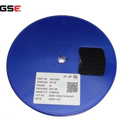 2SC3357 RF SOT-89 SMD HF LOW-NOISE TRANSISTOR FT 6.5G High frequency transistor NEW 10PCS/LOT