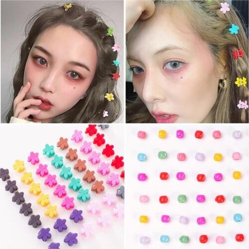 30pcs/Set Girls Cute Colorful Cartoon Small Hair Claws Lovely Children Gifts Hair Clips Headband Kids Fashion Hair Accessories