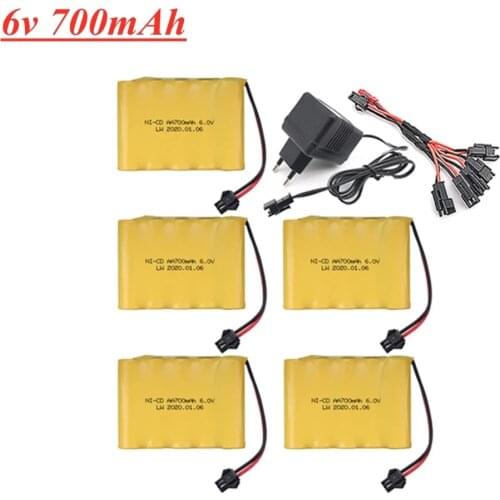 6v 700mah AA NI-CD Battery for RC Toy Electric toy security facilities electric toy battery 6v battery pack SM PlUG