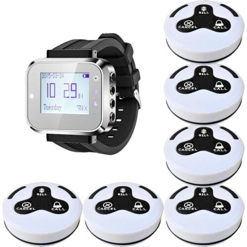 Restaurant Wireless Waiter Pager System For Customer Service