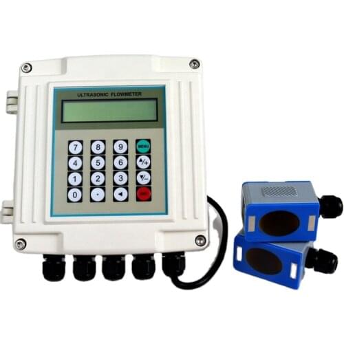 Digital fluid and heat flux energy ultrasonic flow sensor measuring 4-20mA Output RS485 water meter