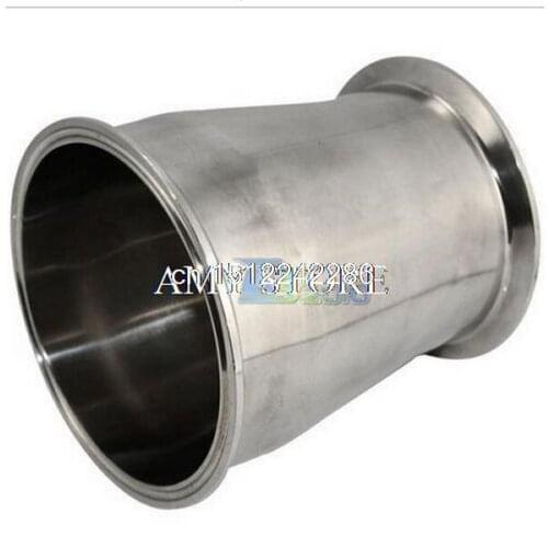 102MM to 76MM 4" to 3" Sanitary Ferrule Reducer Fitting SS304 to Tri Clamp NEW