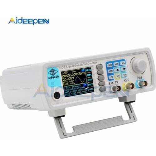 JDS6600-60M 60MHz DDS Function Signal Generator Digital Control Dual-channel Frequency meter Arbitrary Waveform Generator