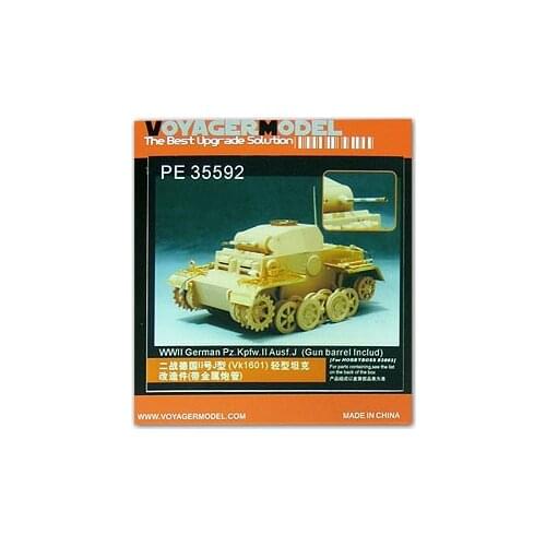 KNL HOBBY Voyager Model PE35592 2 light combat vehicles J-type upgrading with metal etching pieces