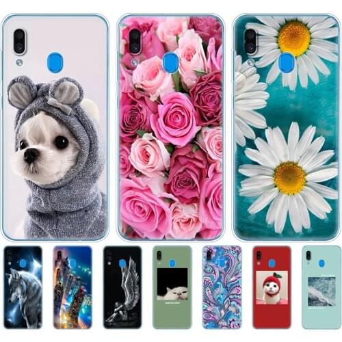 For Samsung Galaxy A30 Soft TPU Phone Case Samsung A30 Cover Samsung Galaxy A30 SM-A305F A305F A305 Case Silicone coque bumper
