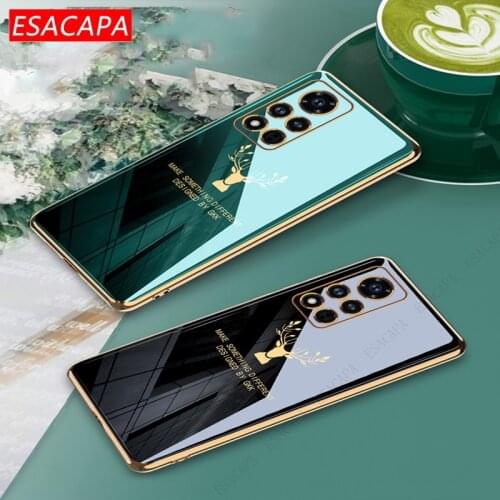 Soft Silicone Shockproof Plating Phone Cover For Huawei P20 Lite P30 P40 Pro Camera Lens Protection Case For Huawei Nova 8 7 Pro