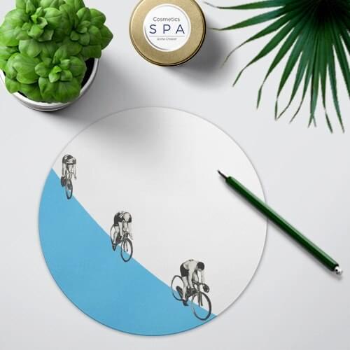 Office Computer Desk Mat Table Keyboard Mouse Pad Rider Riding Bicycle Non-slip Mat Gamer Mousepad Mat