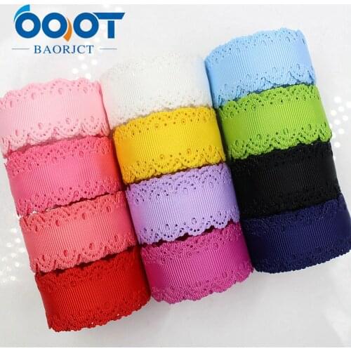 OOOT BAORICT 177031 , hollow grosgrain Ribbon,25MM ,10 yards The tape for Sewing , DIY Headdress Accessories Handmade material