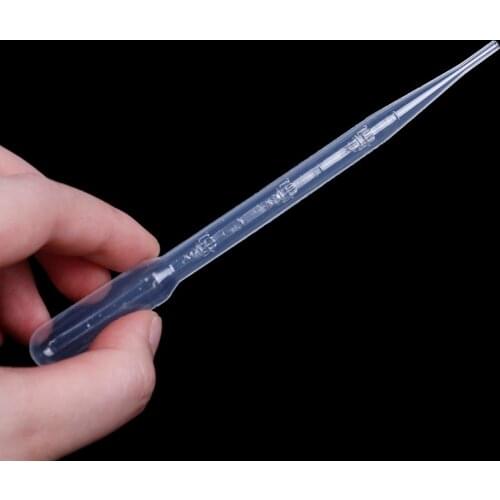 4PCS 3ml Painting Dropper Plastic Laboratory Tools Disposable Graduated Polyethylene Hot sale Accessory Transfer Makeup Pipettes