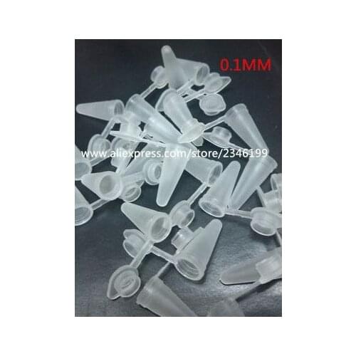 0.1ML 0.2ML 0.5ML 1.5ML 2ML Plastic Micro Centrifuge Tube Plastic Capsule Packing Shell Pointed End EP Tubes, 500 Pieces/Pack
