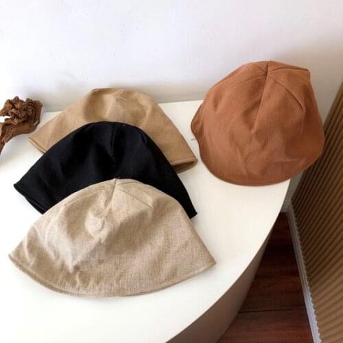 Women Female Autumn Winter Unisex Fashion Fisherman Hat Japanese Ins Trendy Sunscreen Bucket Cap Korean Hip Hop Basin Caps