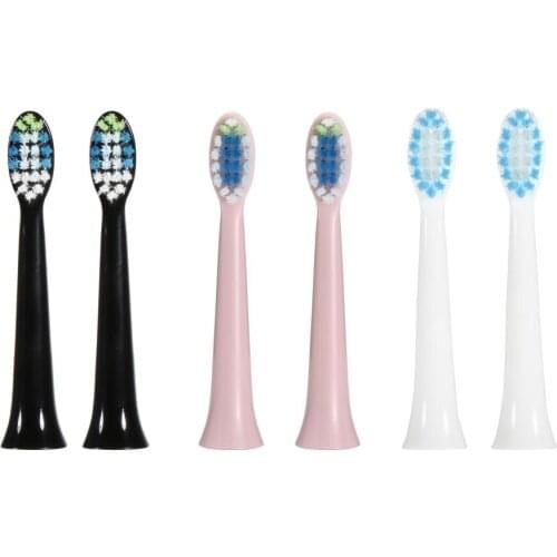 2 Pcs Replacement Toothbrush Heads For Rooman Electric Toothbrushes