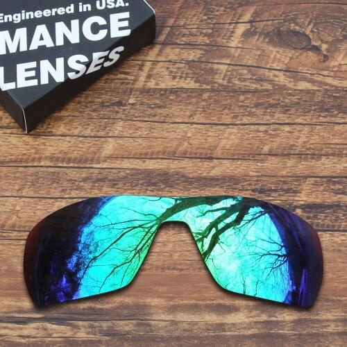 ToughAsNails Polarized Replacement Lenses for Oakley Offshoot Sunglasses Green Mirrored (Lens Only)