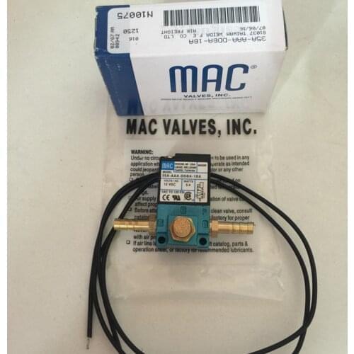 High quality 12v 120psi MAC 3 Port Electronic Boost Control Solenoid Valve 35A-AAA-DDBA-1BA 5.4W with brass kits