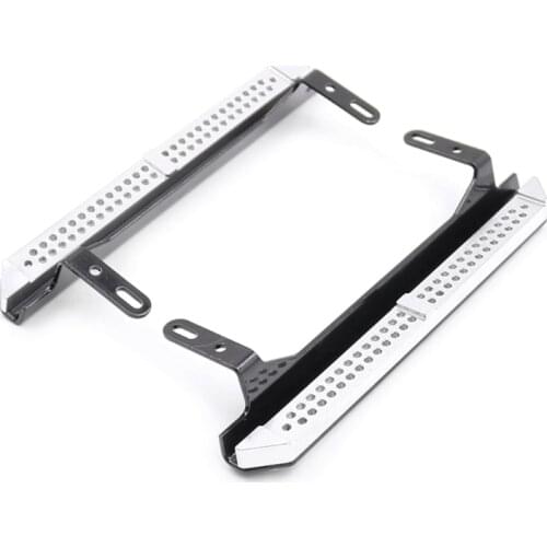 Y3NF RC Crawler Car Accessories 2PCS Side Pedal Set Running Board Foot-plate for trx-4 Durable DIY Replacement Parts Black
