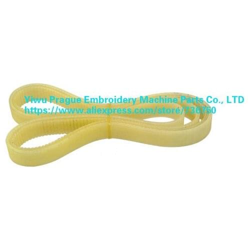 Embroidery machine spare parts Main Shaft Motor Yellow Belt 10P 10 peaks 32 34 36 38 40 42 44 inches offered by store 736750