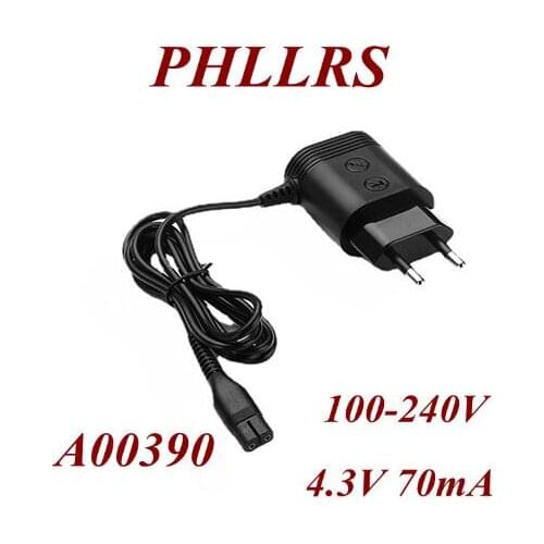 A00390 4.3V 70mA EU US Plug AC Power Adapter Charger for Philips Shaver BT405 BT405/16 BT3206/14 QT4005 QP2520 QP6510 QP6520