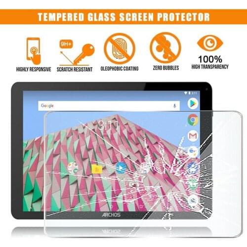 For ARCHOS 101f Neon Tablet Tempered Glass Screen Protector Premium Scratch Resistant Anti-fingerprint Film Cover