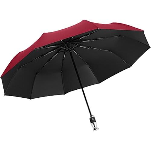 Creative Umbrella Windproof Travel Umbrella Light Automatic Wind Resistant Folding Umbrella for Men and Women