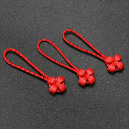10 Pieces/Pack PVC Zipper Puller Flower Zipper Slider Coat Wallet Suitcase Accessories