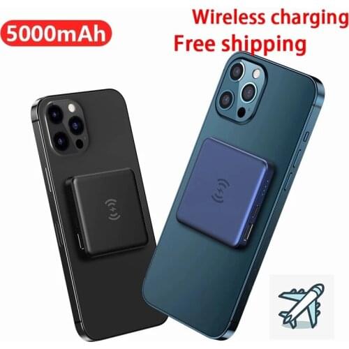 10W Magnetic Wireless Power Bank For Magsafe powerbank Charger For iphone12 12pro Max Mini Magnet External Battery Fast Charging