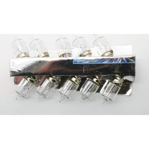 2pcs PD058 Defu 12V vertical key cut machine threaded small light bulb 12V battery bulb