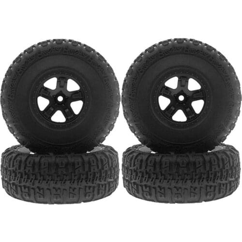 4pcs 120MM RC Car Wheel Tires for 1/10 Short-course Huanqi 727 Slash RC Truck Car Upgrade Parts