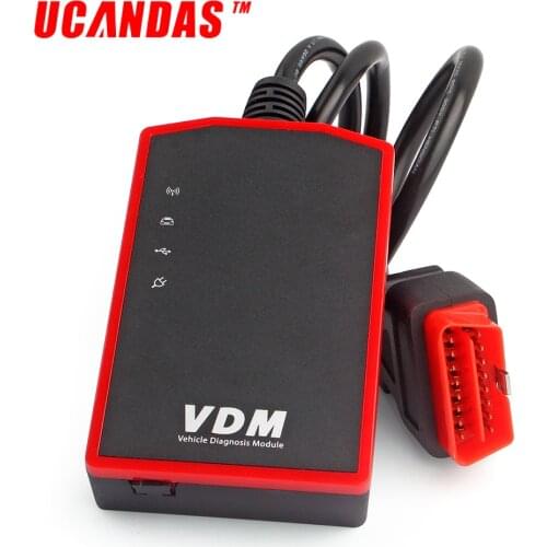 UCANDAS VDM V4.9 ALL System OBD2 Automotive Scanner SRS Airbag ABS EPS TPMS Multi-Languages Wifi Diagnostic Tools