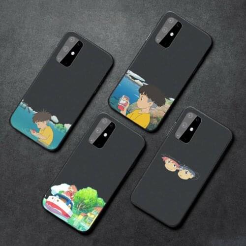 Ponyo on the Cliff Phone Case For Samsung A21S A32 A51 A52 A71 A50 A12 S10 S20 S21 Plus Fe Ultra