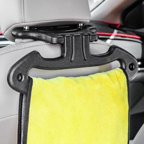 5kg Load-bearing Car Seat Back Hook Safety Handle Universal Car Multifunction Hanger Holder Storage for Car Bag Cloth Decoration