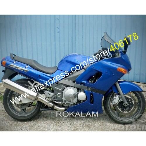 For Kawasaki Ninja ZZR400 1993-2003 ZZR 400 93-03 ZZR-400 Blue Plastic Motorcycle Fairing Kit (Injection Molding)