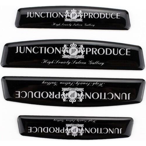 Car Door Bumper Emblem Badge For JP Logo For Audi Q3 Q5 Q7 Citroen Elysee Dodge Fiat Aegea Honda Accord Civic Trumpchi Geely