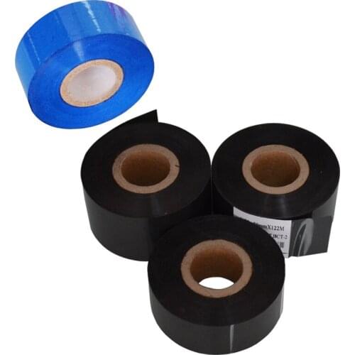 Black Width 30mm length 122m date foil ribbon for packing bags