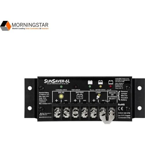 Hot Selling MorningStar SunSaver SS-6L-12 PMW 12v Solar Power Controllers