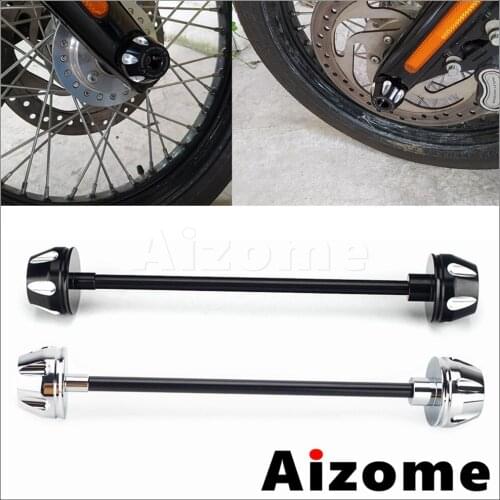 Motorcycle Front Sliders Wheel Protector for Harley Softail Standard Wheel Axle Fork Crash Protection Pad 2018 2019 2020 2021