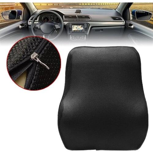 Car Cushion Seat Lumbar Support Pillow Memory Foam Lumbar Back Support Cushion Coccyx Pillow for Car Office Chair