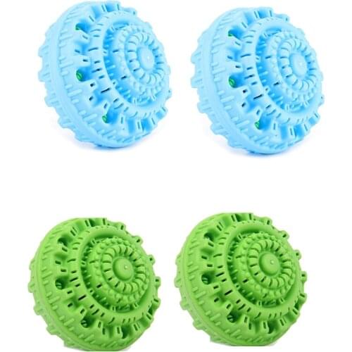 Hot 2Pcs Laundry Balls for Washing Machine ic Wash Laundry Balls Reusable Eco Bathroom Laundry Flip Cleaning Tools