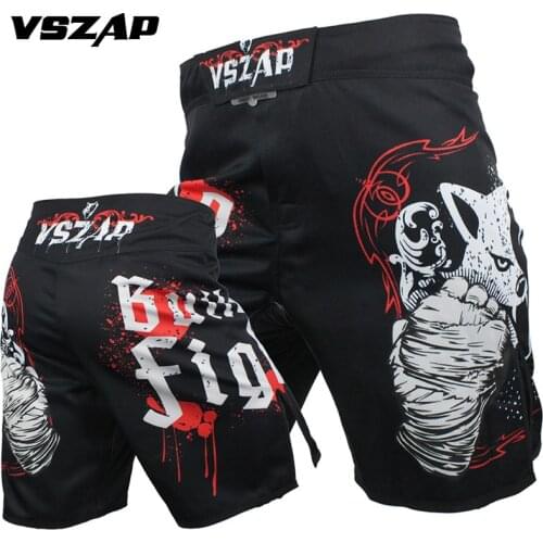 VSZAP mma shorts boxing pants muay thai short bad boy mma trunks muay thai camouflage kickboxing shorts fight wear mma pants