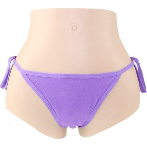 Silicone Panties Vagina Crossdresser Hip Briefs Transgender Buttocks Shorts Fake Vagina