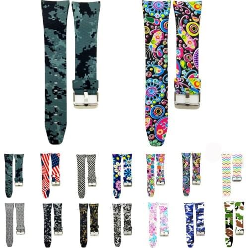 Silicone Sport Watch band For Samsung Gear Fit2 Pro fitness Watch bands Wrist Strap For Gear Fit 2 SM-R360 Printing Bracelet