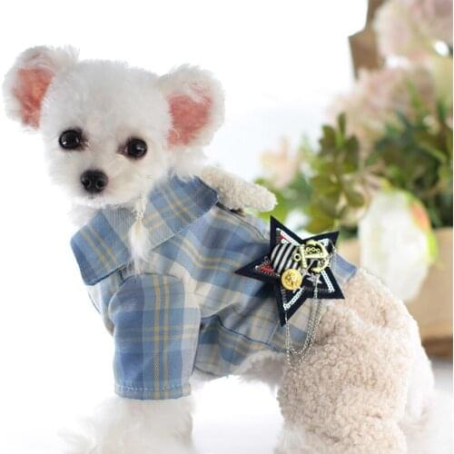 Warm Dog Jumpsuit Winter Pet Coat Outfit Garment Small Dog Clothes Pomeranian Yorkshire Poodel Bichon Schnauzer Clothing Costume