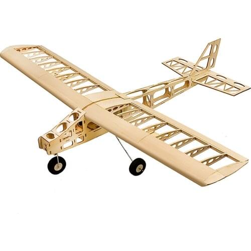 T2501 EP Training RC Plane Balsa Wood 1.3m Wingspan Biplane RC Airplane Toy KIT RC Aircraft for Kids